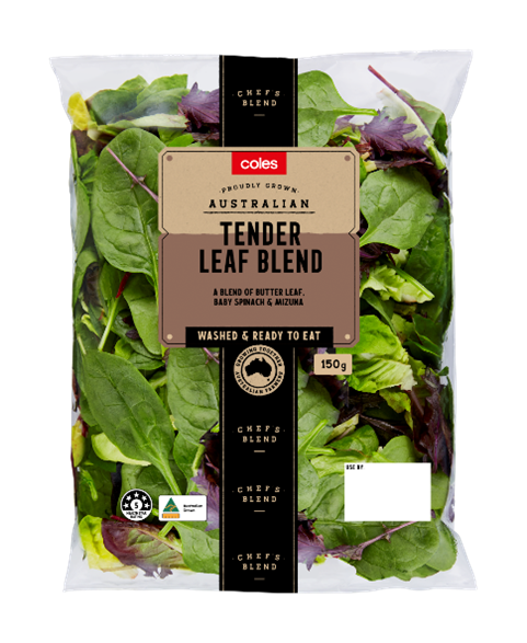 Coles Chef Blend Tender Leaf Blend 150g